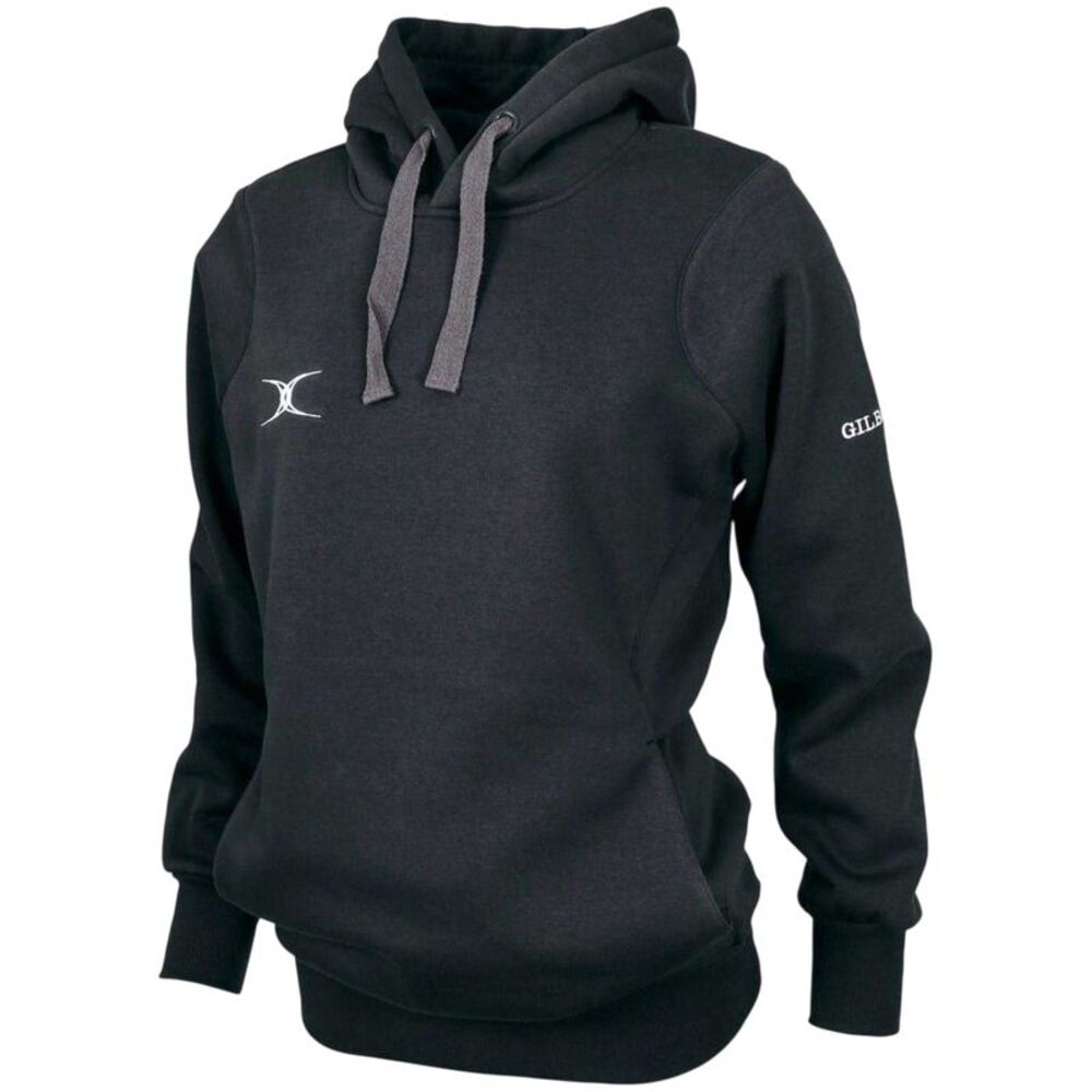 Gilbert Womens/Ladies Logo Regular Hoodie / Black